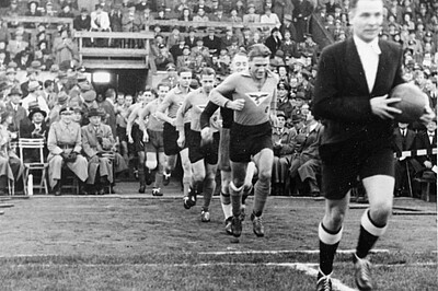 Luftwaffen-Sportverein Groß-Hamburg, Finalspiel im Tschammerpokal 1943. Quelle: Ralf Klee, Lauenburg