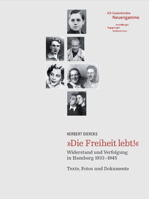 Cover der Broschüre zur Ausstellung, darauf historische Fotos und der Ausstellungstitel