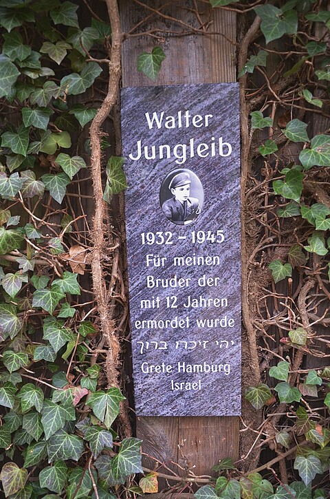 Foto des Gedenksteins für Walter Jungleib