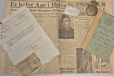Unterlagen von Willy Martin Evensen - Zeitungsartikel, alte Dokumente