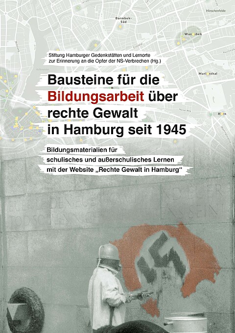 Titel sowie eine Kollage aus historischem Foto und Karte