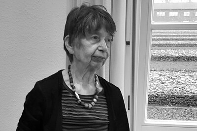 Heidburg Behling on her 80th Birthday in the Neuengamme Memorial