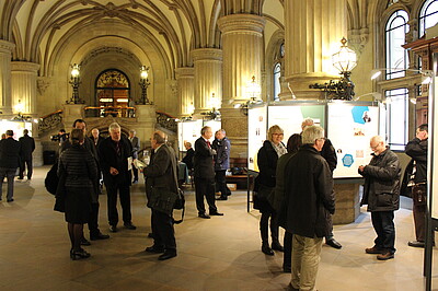 Eröffnung der Ausstellung im Rathaus