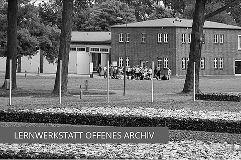 Screenshot der Lernwerkstatt-Seite mit einem Foto des Offenen Archivs